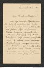 Nachlass Franz Steindachner, Brief von Fenenschütz an Franz Steindachner (18.02.1893), Inv.Nr. 128.01, Seite 1